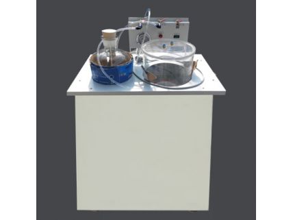 真空飽水裝置真空飽水裝置主要技術(shù)參數(shù)： 1、真空度負(fù)壓范圍：0~-9000±1300Pa 2、電源電壓：AC220V/50HZ 3、外形尺寸：690*540*585mm 4、凈重：20kg